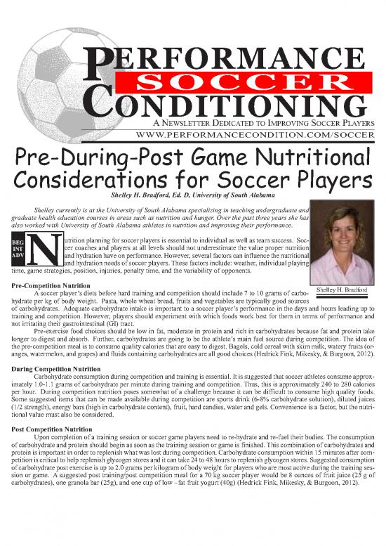 picture_Nutrition For Soccer Players Pdf 143055 | Post 150 T6 Total Workload Pre During Post Game Nutritional Considerations For Soccer Players