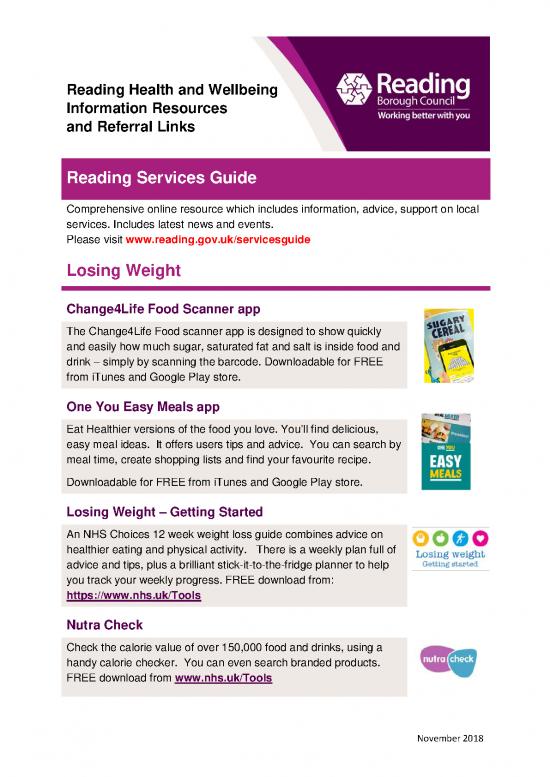 picture_Food Guide Pdf 141832 | Readings Health Wellbeing Leaflet Nov 18