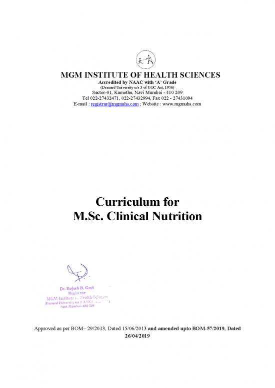 picture_Nutrition Curriculum Pdf 141119 | S Clinical Nutrition