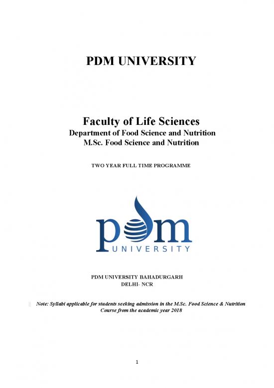 picture The Science Of Nutrition Pdf Free 141632 | Sc Fsnt Syllabus
