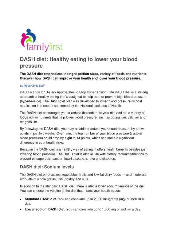 picture_Healthy Eating Plan Pdf 142914 | The Dash Diet