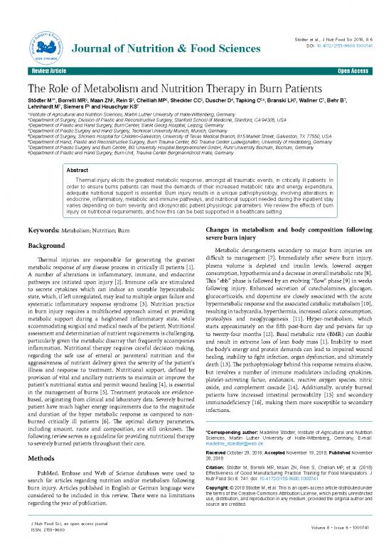 picture1_Nutrition Journal Pdf 140984 | The Role Of Metabolism And Nutrition Therapy In Burn Patients 2155 9600 1000741