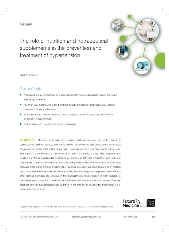 picture_Nutrition Diagnosis Pdf 141562 | The Role Of Nutrition And Nutraceutical Supplements In The Prevention And Treatment Of Hypertension