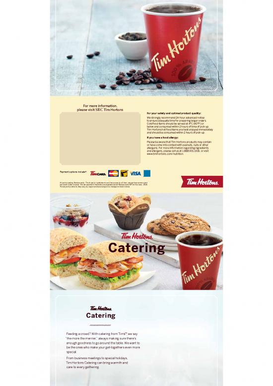 picture_Nutrition Therapy Pdf 142212 | Tim Hortons Catering Brochure