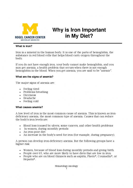 picture_Iron Diet Pdf 141075 | Why Is Iron Important