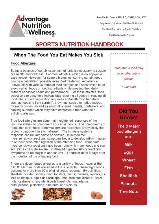 picture_Nutrition Handbook Pdf 143704 | Allergies Sensitivities Handout