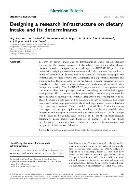 picture1_Non Experimental Research Design Pdf 144521 | B0f6bdf4 66e4 43cc 8cb4 595e150023f4 Nutrition Bulletin   Desiging A Research Infrastructure On Dietary Intake And Its Determant
