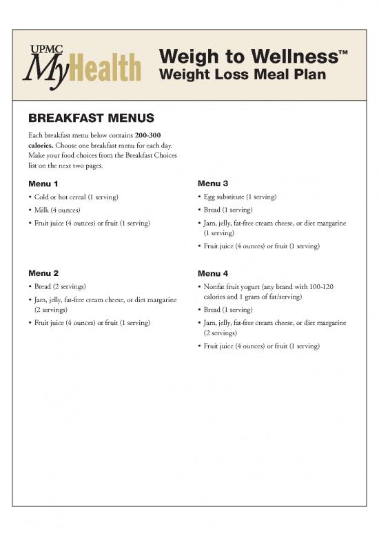 picture_Diet Plan Weight Loss Pdf 144268 | C20081210 23 Webonly Wtw Menus (2)