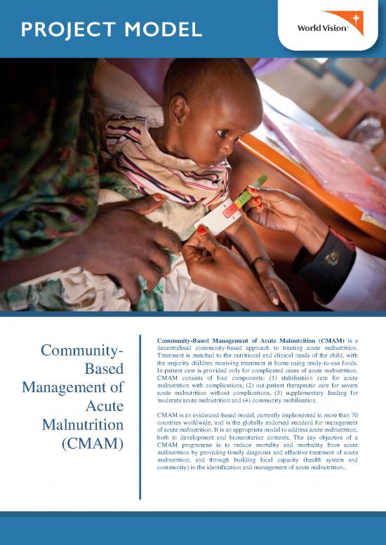 picture_Acute Malnutrition Pdf 144523 | Community Based Management Of Acute Malnutrition Project Model (1)