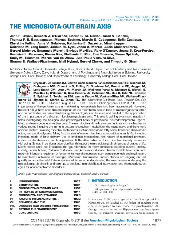 picture1_Cryan Et A   2019   The Microbiota Gut Brain Axis