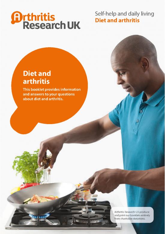 picture_Diet And Arthritis Information Booklet