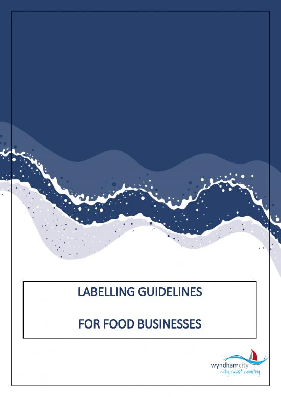 picture Food Label Template Pdf 144532 | Food Labelling Guidelines