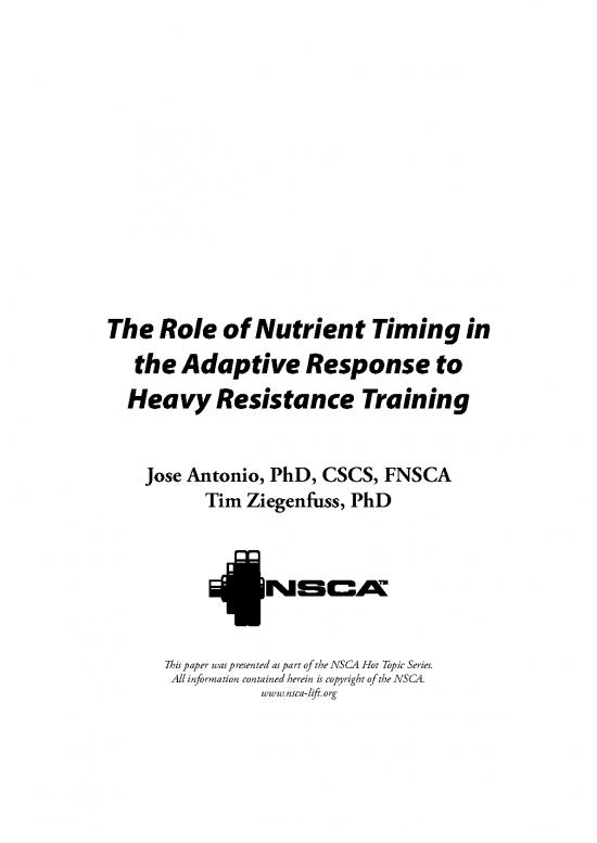 picture Nutrient Timing Pdf 145635 | Nutrient Timing