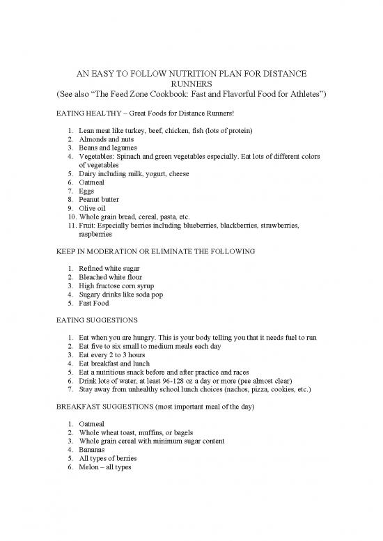 picture Healthy Eating Plan Pdf 144366 | Nutrition For Distace Runners