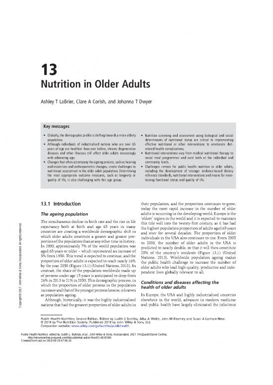 picture_Public Nutrition Pdf 144104 | Nutrition In Older Adult In  Public Health Nutrition, 2nd Ed