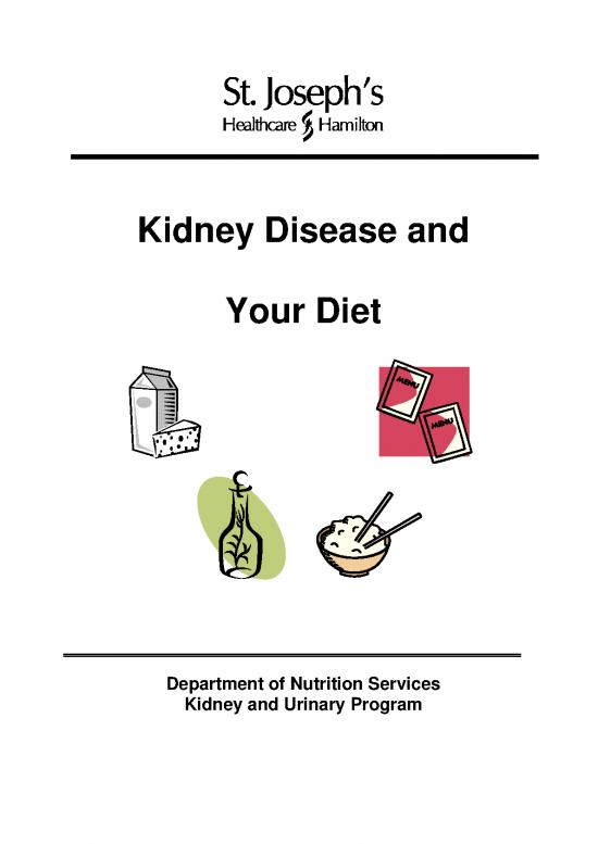 picture Nutrition In Clinical Practice Pdf 143890 | Pd 3085 Kidney Disease And Your Diet Book 2009