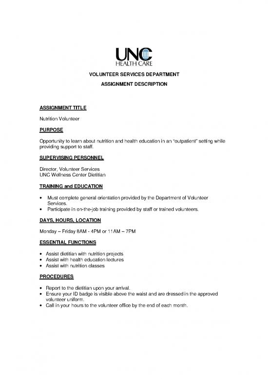 picture_Nutrition Support Pdf 144194 | Pdf Medctr Volunteer Services Tests Job Descriptions Nutrition