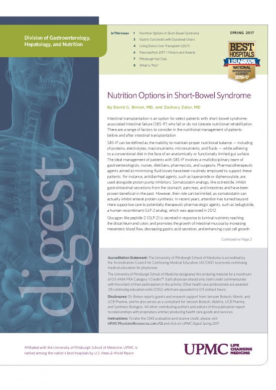 picture Short Bowel Syndrome Diet Pdf 144726 | Pittdigestspring2017