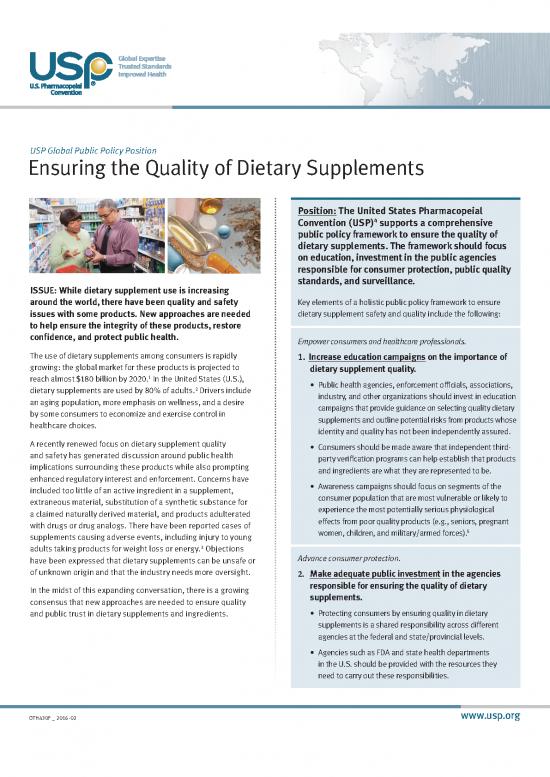 picture Dietary Supplements Market Pdf 144298 | Public Policy Dietary Supplements