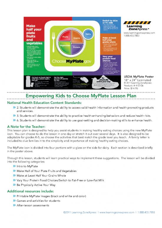 picture_Healthy Eating Plan Pdf 144121 | S2o2myplatelessonplans
