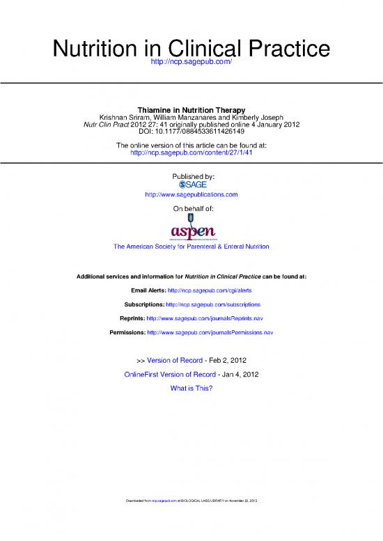 picture Nutrition In Clinical Practice Pdf 143455 | Vitb1 3