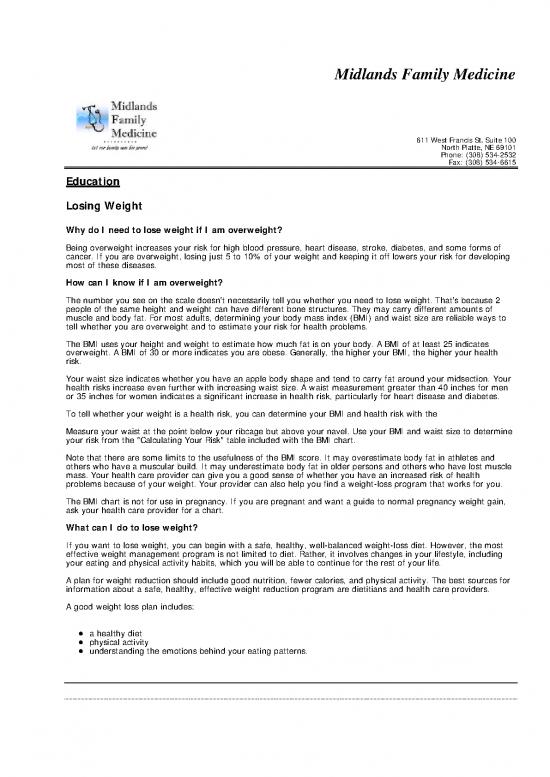 picture_Weight Loss   General Guidelines