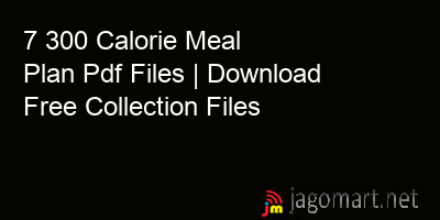 picture 7 300 Calorie Meal Plan Pdf Files | Download Free Collection Files
