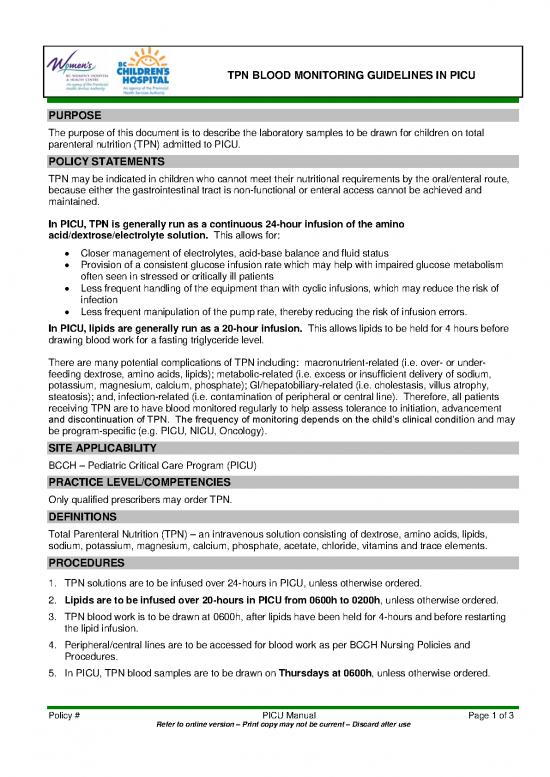 picture_Nutrition Therapy Pdf 147551 | 00 Tpn Blood Monitoring Guidelines In Picu