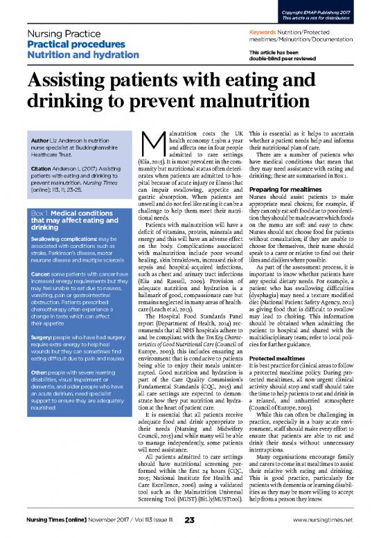 picture Malnutrition Care Plan Pdf 146897 | 171011 Assisting Patients With Eating And Drinking To Prevent Malnutrition