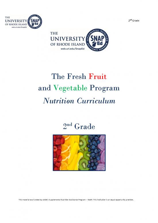 picture_Nutrition Therapy Pdf 146075 | 2nd Grade Introduction To Fresh Fruit And Vegetable Nutrition Curriculum