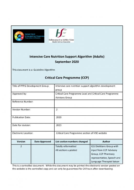 picture_Nutrition Therapy Pdf 146562 | Ccp Intensive Care Nutrition Support Algorithm September 2020