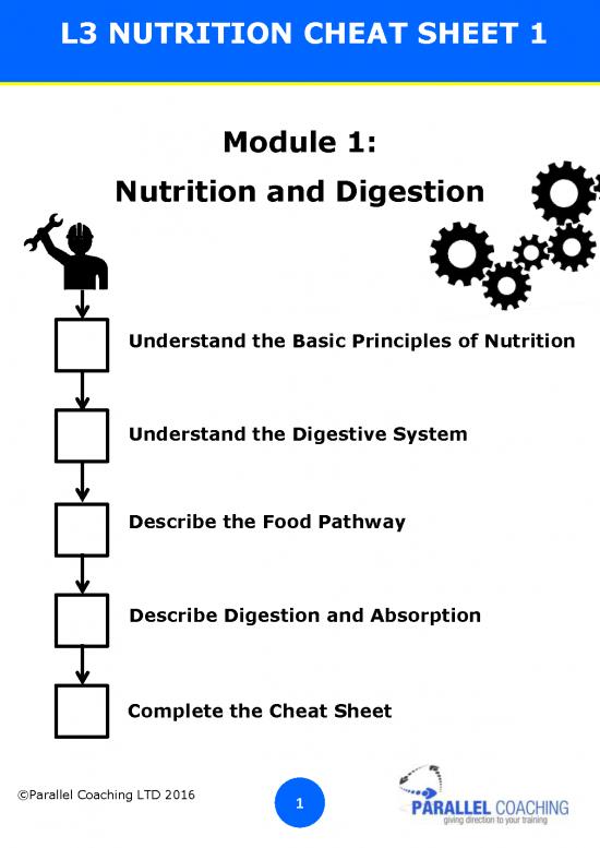 picture_Nutrition Therapy Pdf 145820 | Cheat Sheet Module 1 Digestion And Nutrition