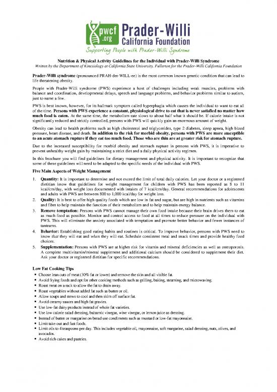 picture_Nutrition Therapy Pdf 145890 | Diet Nutrition Physical Activity Guidelines Brochure In Word