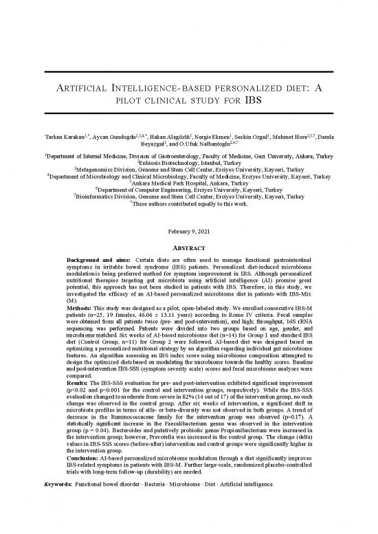 picture The Personalized Diet Pdf 148077 | Enbiosis Ibs Clinical Study