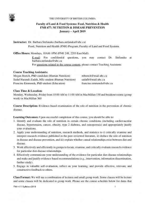 picture_Nutrition Therapy Pdf 147562 | Fnh 477 Syllabus 2019 Final