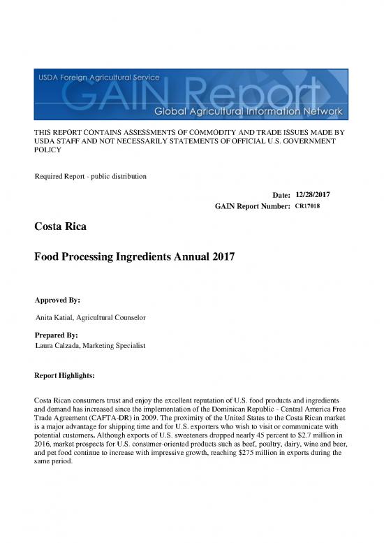 picture1_Processing Pdf 147058 | Food Processing Ingredients San Jose Costa Rica 12 26 2017