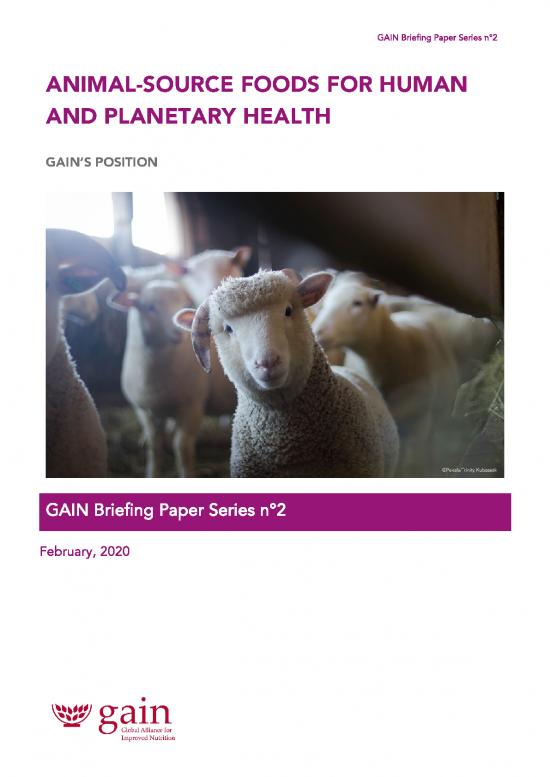 picture_Nutrition Therapy Pdf 146529 | Gain Briefing Paper Series 2 Animal Source Foods For Human And Planetary Health