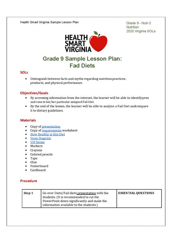 picture Nutrition Therapy Pdf 146196 | Gr9 Nutr 3 Fad Diets Rev2021