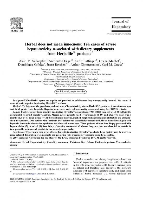 picture_Herbal Does Not Mean Innocuous   Ten Cases Of Severe Hepatotoxicity Associated With Dietary Supplements From Herbalife Products