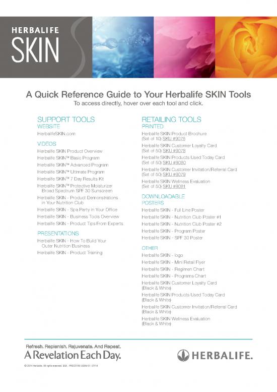 picture_Nutrition Therapy Pdf 147798 | Herbalife Skin Reference Sheet
