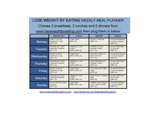 picture_Pdf Weekly Planner Template 147519 | Lose Weight By Eating 1200 Calorie Diet Plan