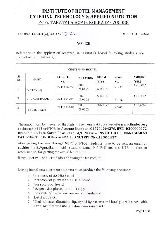 picture_Applied Nutrition Pdf 146846 | Notice Hostel Allotment
