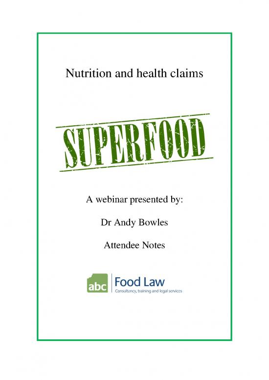 picture_Nutrition Therapy Pdf 147808 | Nutrition And Health Claims Attendee Notes