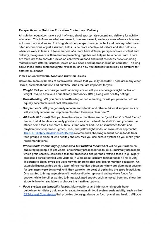 picture Perspectives In Nutrition Pdf 146107 | Perspectives