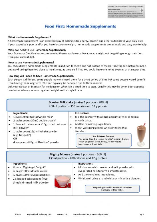 picture_Protein Diet Pdf 146471 | Rd040 Food First Homemade Supplements