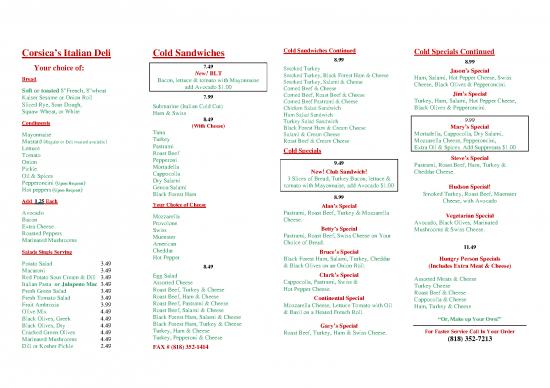 picture_Forest Pdf 146469 | Sandwich Menu