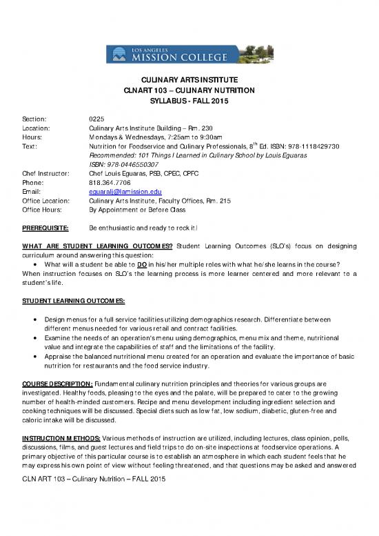 picture_Nutrition Therapy Pdf 147392 | Syllabus Ca 103 Culinary Nutrition  Section 0225