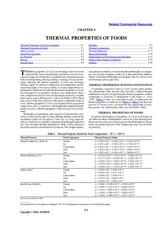 picture_Heat Transfer Pdf 147919 | Thermal Properties Of Foods