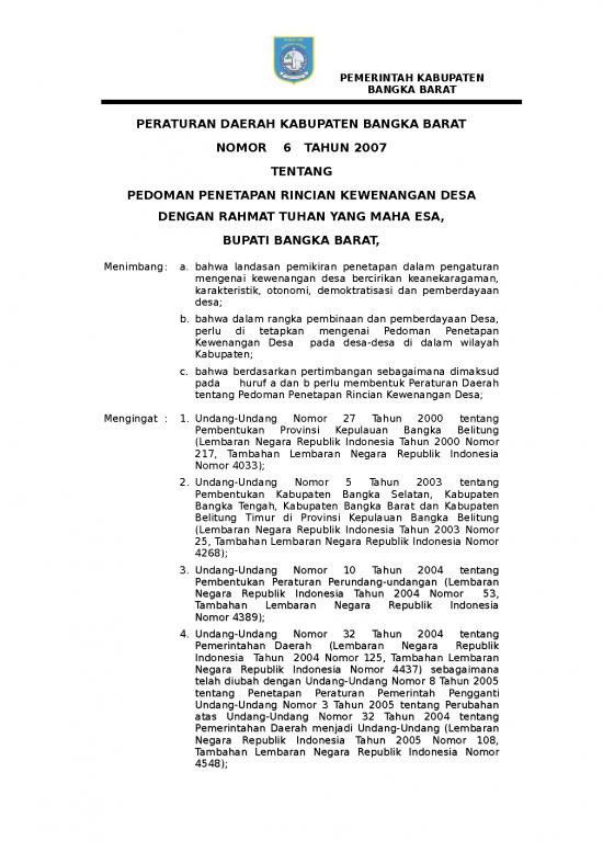 picture1_Download Word Excel 2007 13403 | Perda Nomor 6 Ttg Pedoman Penetapan Rincian  Kewenangan Desa