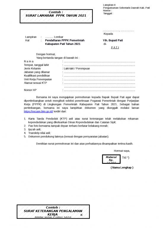 picture_Surat Lamaran Doc 13462 | Surat Lamaran Dan Surat Keterangan Pengalaaman Kerja  Khusus Pppk  N